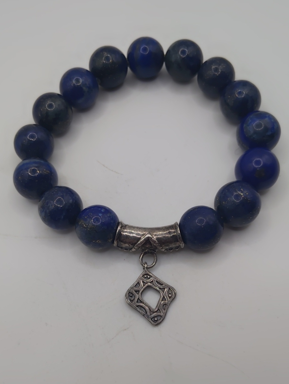 Silpada Lapis "Confection" Stretch Bracelet Sz 6.5 Retired